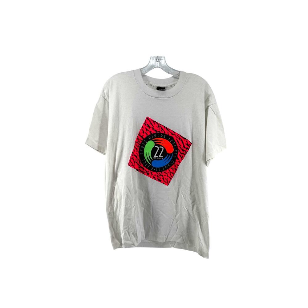1990 Three Rivers Festival Fort Wayne IN T Shirt Screen Stars Size XL